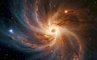 Una estrella masiva que explotó en una explosión de luz y energía