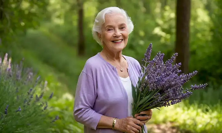 Corina de 85 años Amor con una sonrisa brillante