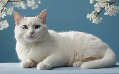3D rendering of a cats reproductive system