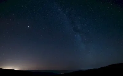 Cielo oscuro noche