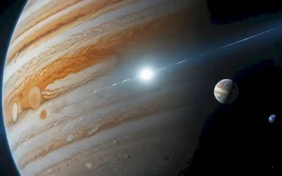 3D rendering of Jupiters Great Red Spot